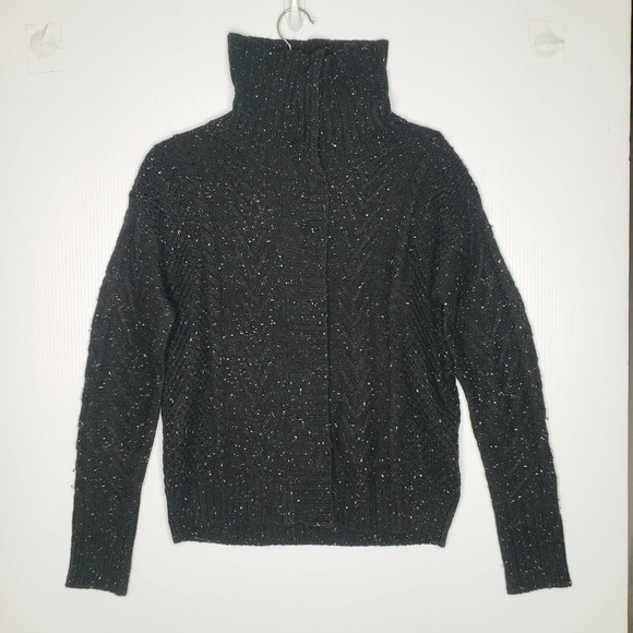 Anthropologie Michael Stars Cable Cardigan Sweater Cableknit Convertible XS NEW - Picture 13 of 16